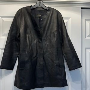Massimo Dutti leather jacket